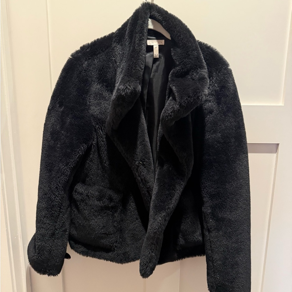 Leith Black Teddy Jacket